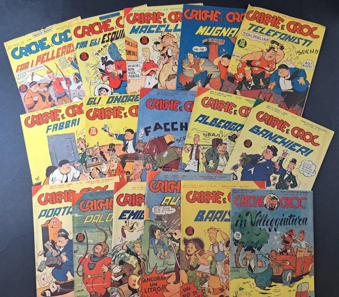Albi di Criche e Croc - 16 Comic - First edition - 1947/1948