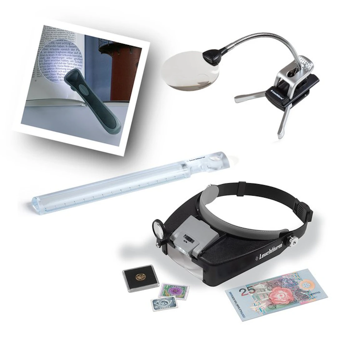 Accessories. Leuchtturm - 4 verschillende LED loepen (No reserve price)
