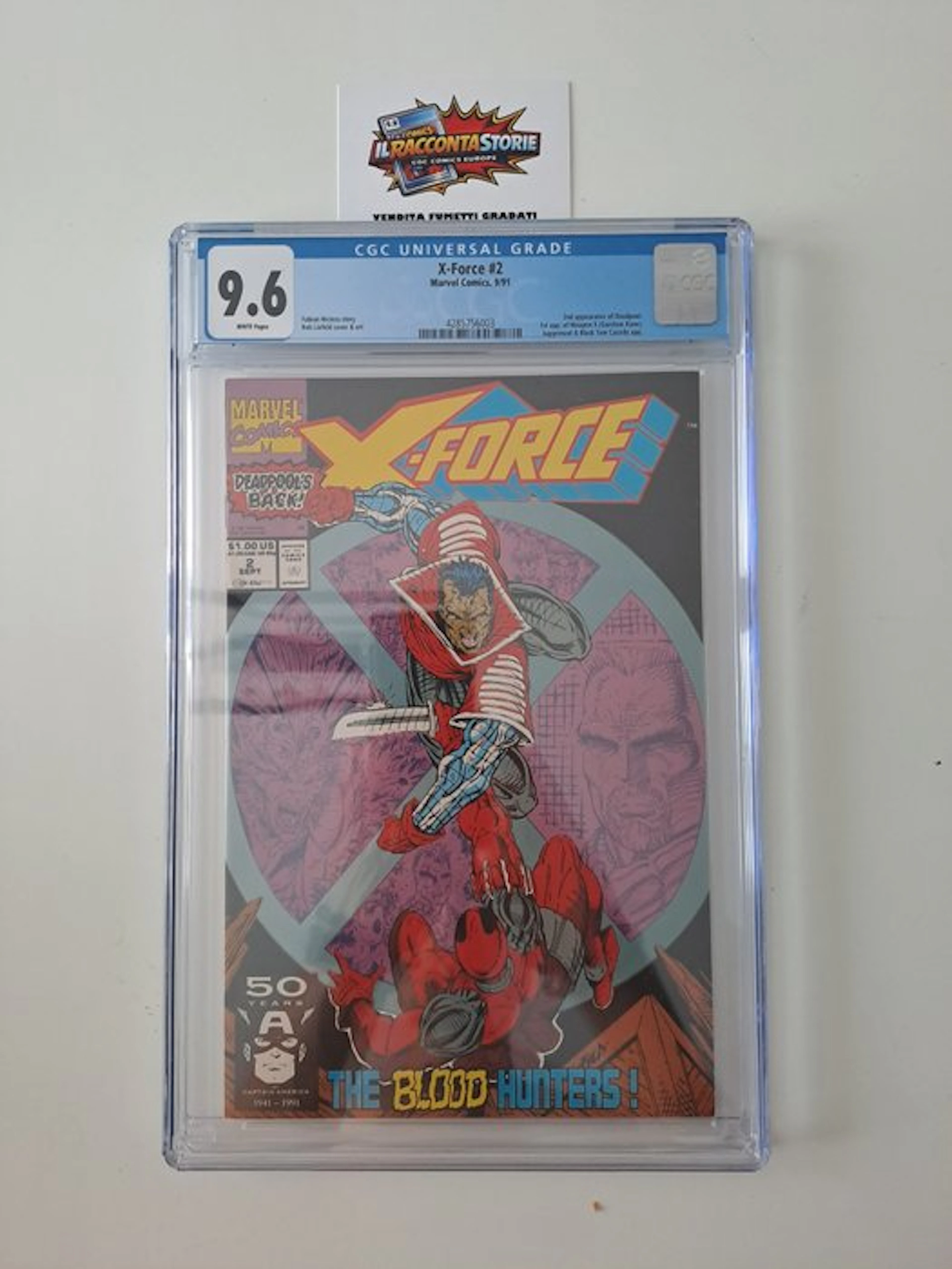X-Force 2 - X-Force #2 - 1 Graded comic - First edition - 1991/1991 - CGC 9.6