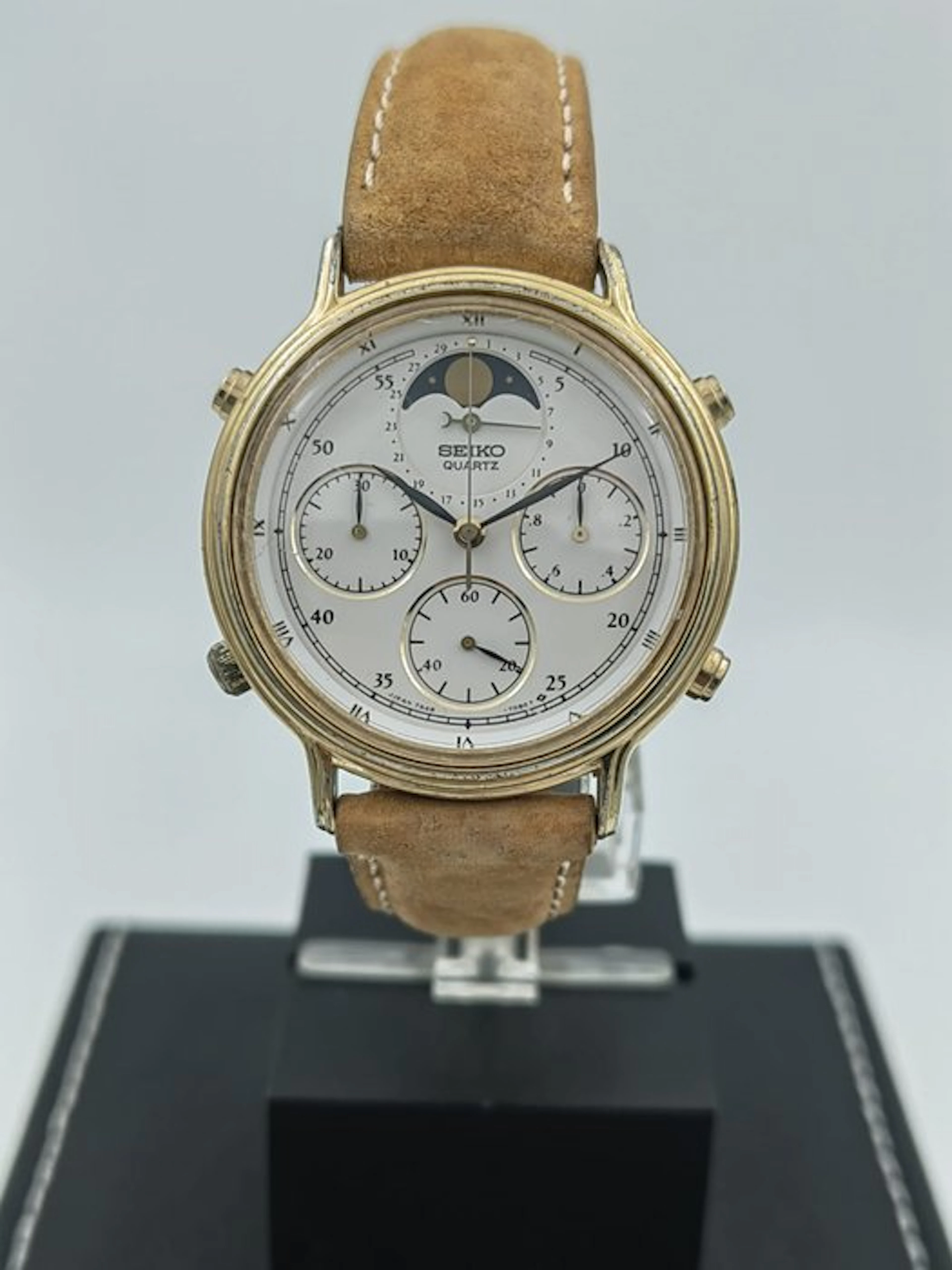 Seiko - Chronograph Moonphase - No reserve price - 640 369 - Men - 1980-1989