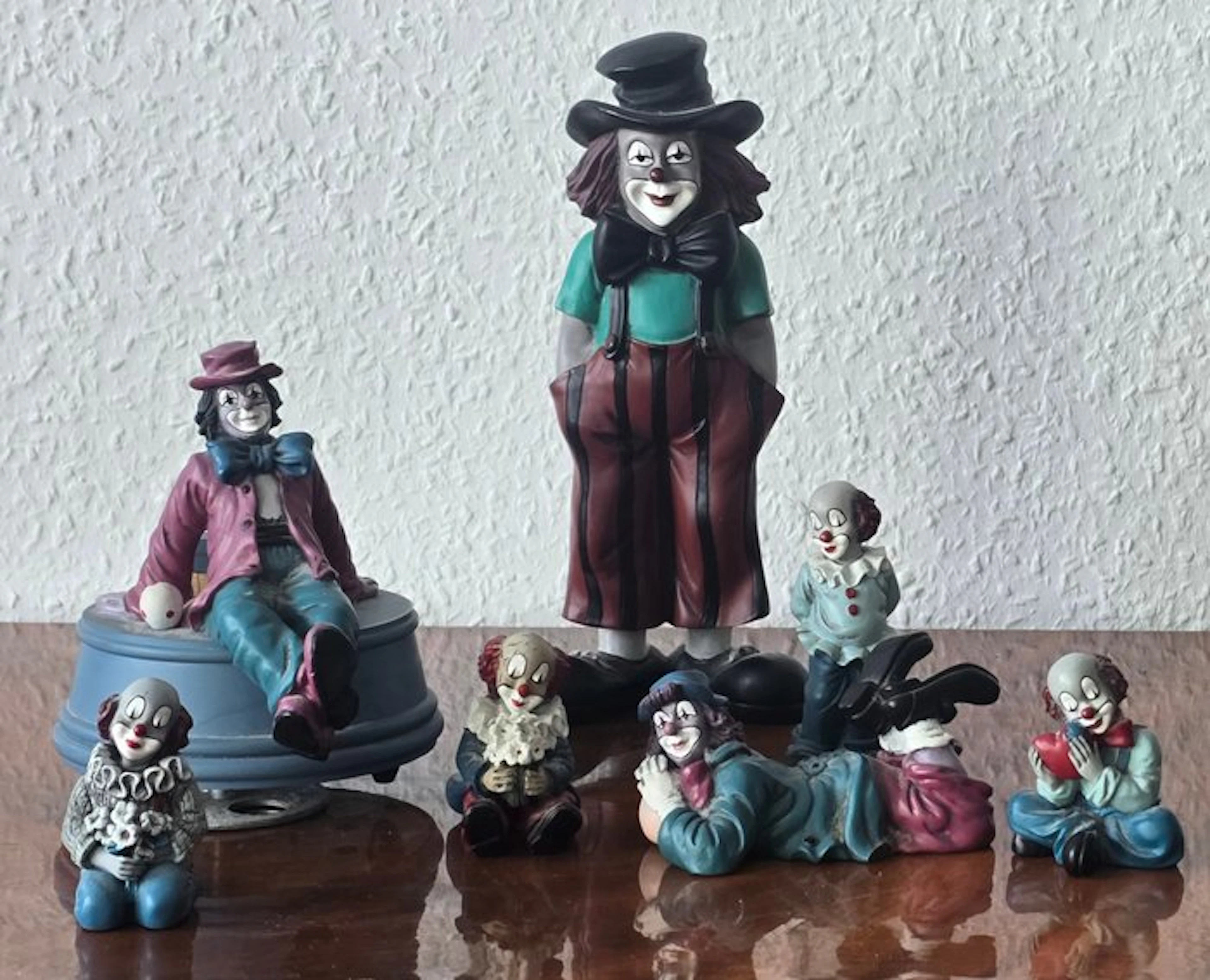 Gilde Handwerk - Klaus Koenen - Figure - Comedy Collection Clown (7) - Stone