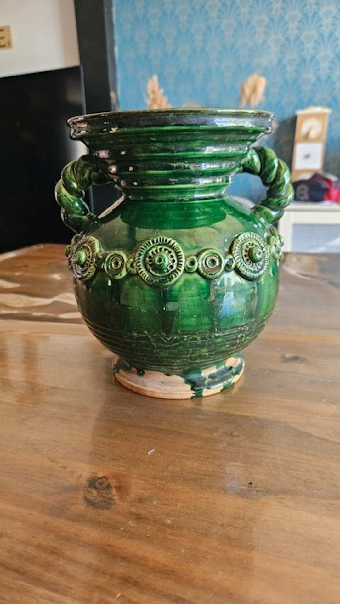 Paul DORDET (1895-1996) - Vase - Ceramic - Green glazed stoneware vase