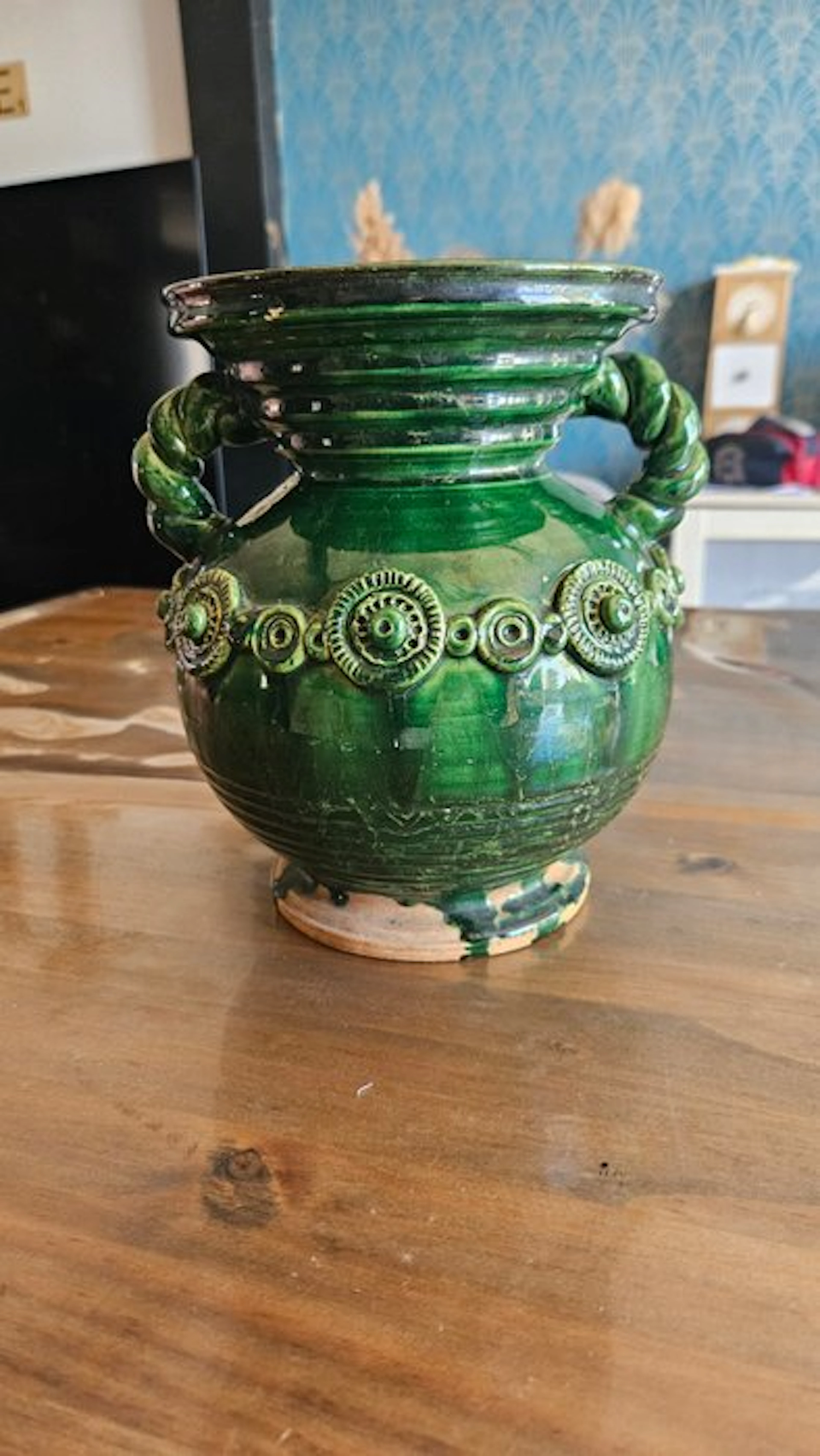 Paul DORDET (1895-1996) - Vase - Ceramic - Green glazed stoneware vase