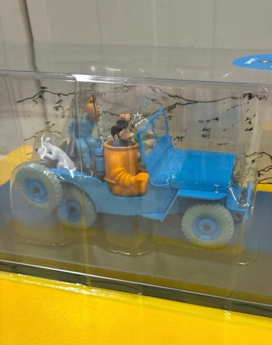 collection Hachette 1/24 - Model car - N°4 - La jeep bleue - (Objectif Lune)