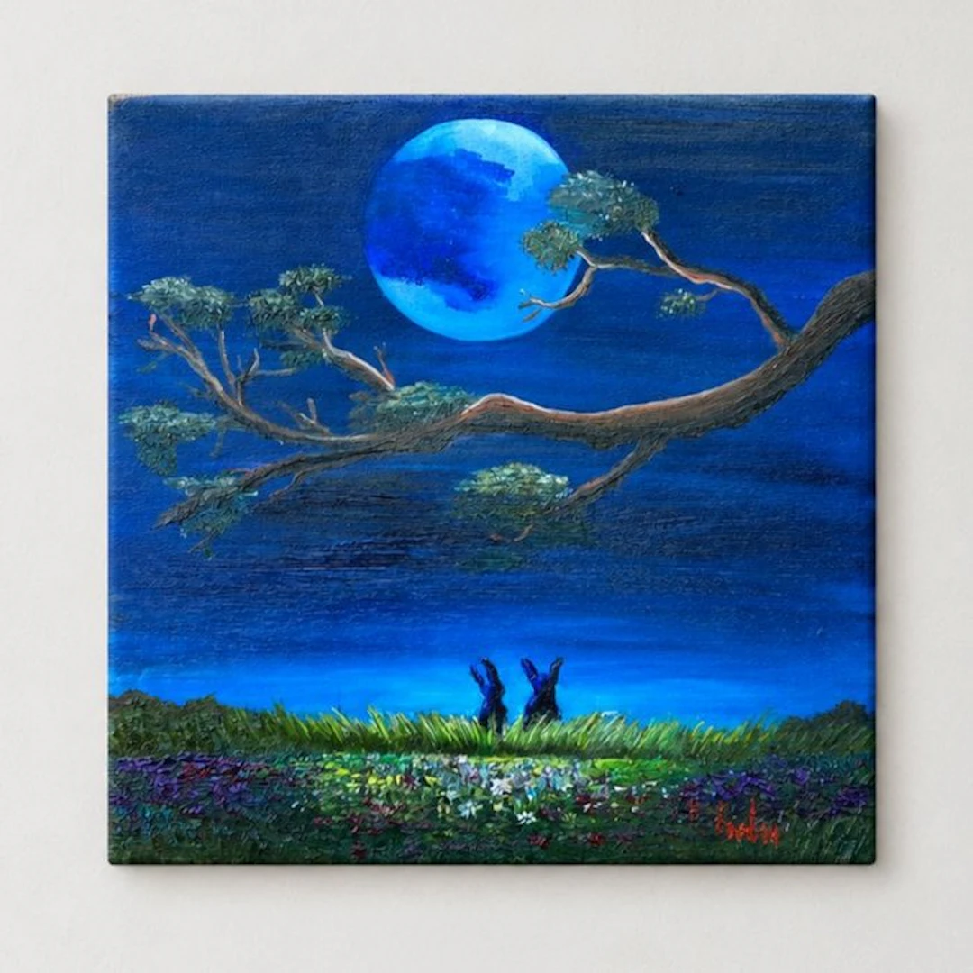 Monica Zambon - 2 coniglietti sotto la luna