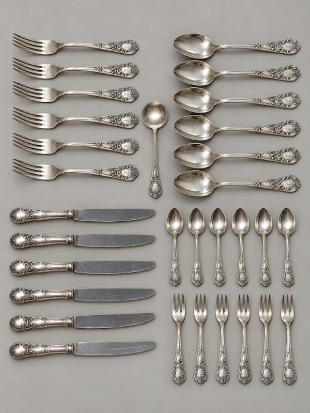 Rich. & E. Hartkopf, Solingen - Cutlery set for 6 (31) - Silverplated