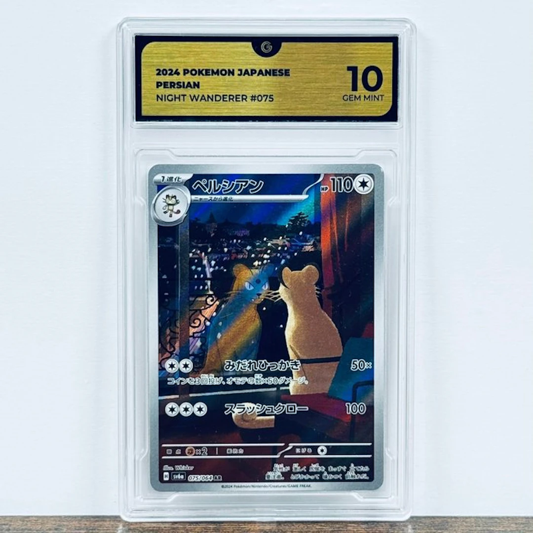 Pokémon Graded card - Persian 075 – Pokémon - GG 10