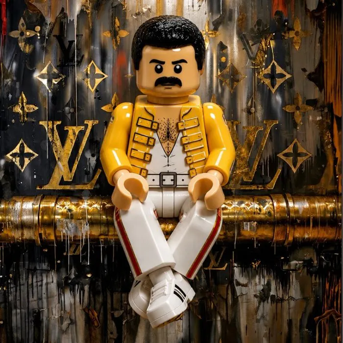 LEGO Merchandise - [XXL] Freddie Mercury versione LEGO in...