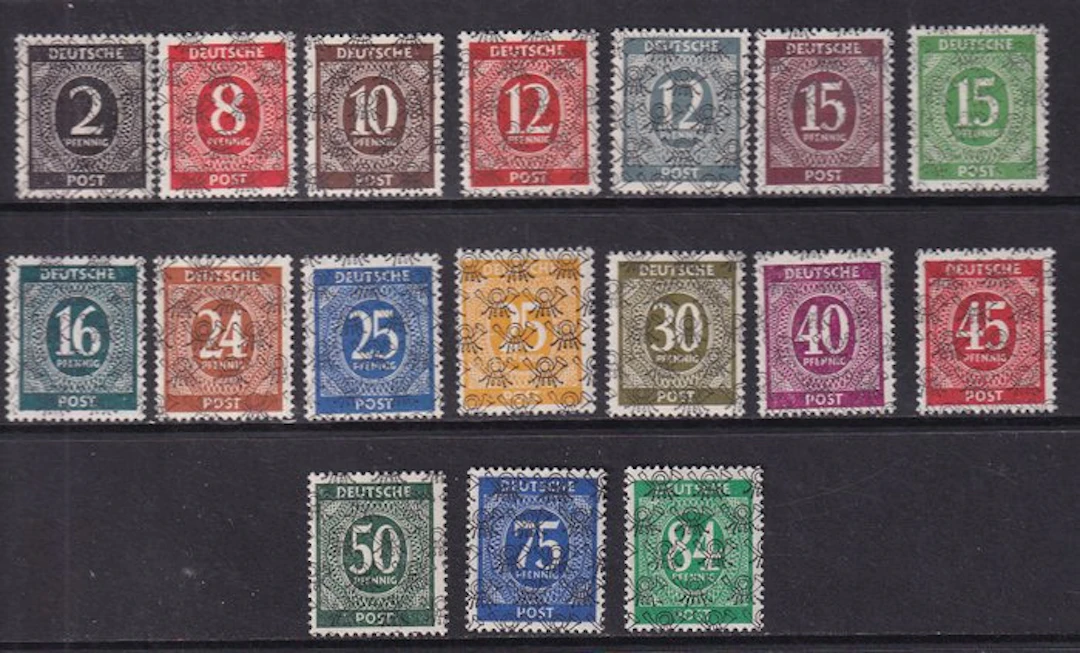 Allied Occupation - Germany (American and british zone) 1948 - Network imprint