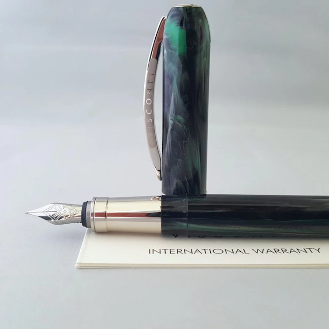 Visconti - Marble - Dark Green - New - No reserve price - Fountain pen