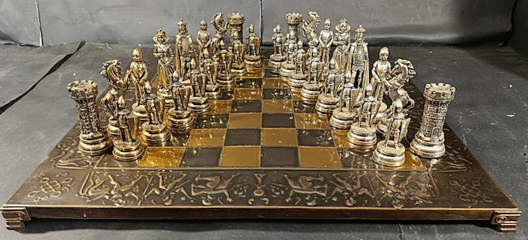 Chess set - Maria Estuardo XXL - Bronze