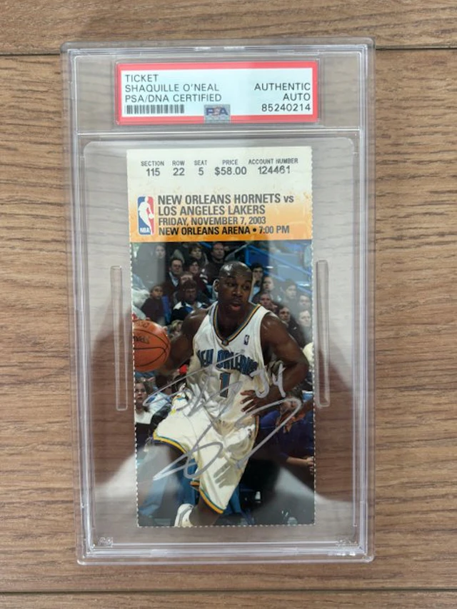 Los Angeles Lakers - NBA - Shaquille O'Neal - 2003 - Ticket