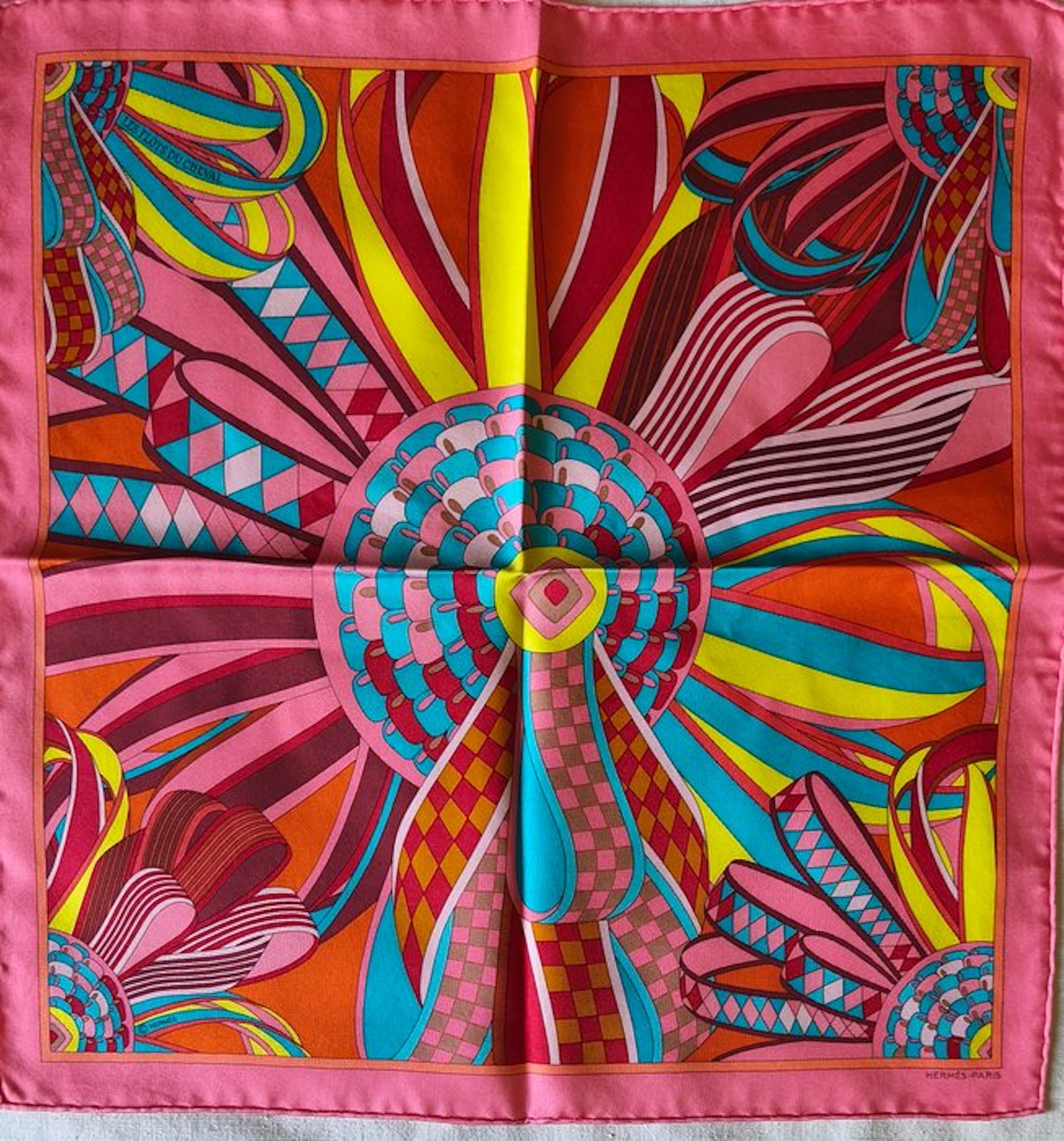 Hermès - LES FLOTS DU CHEVAL by Joachim Metz. Gavroche - Foulard