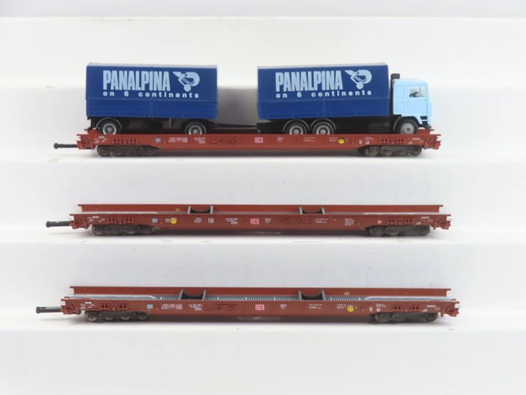 Fleischmann H0 - 5270/5271 - Model train freight carriage...