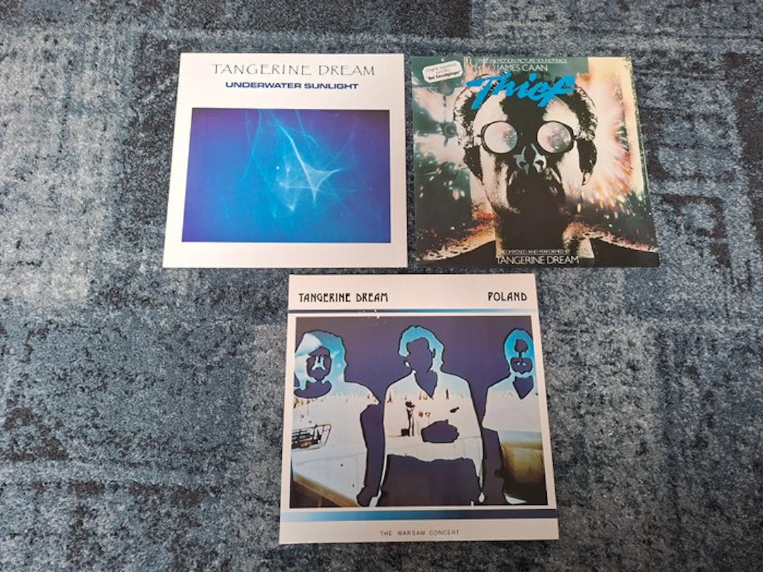 Tangerine Dream - " 3 BEAUTIFUL PRESSINGS from the 80's "...