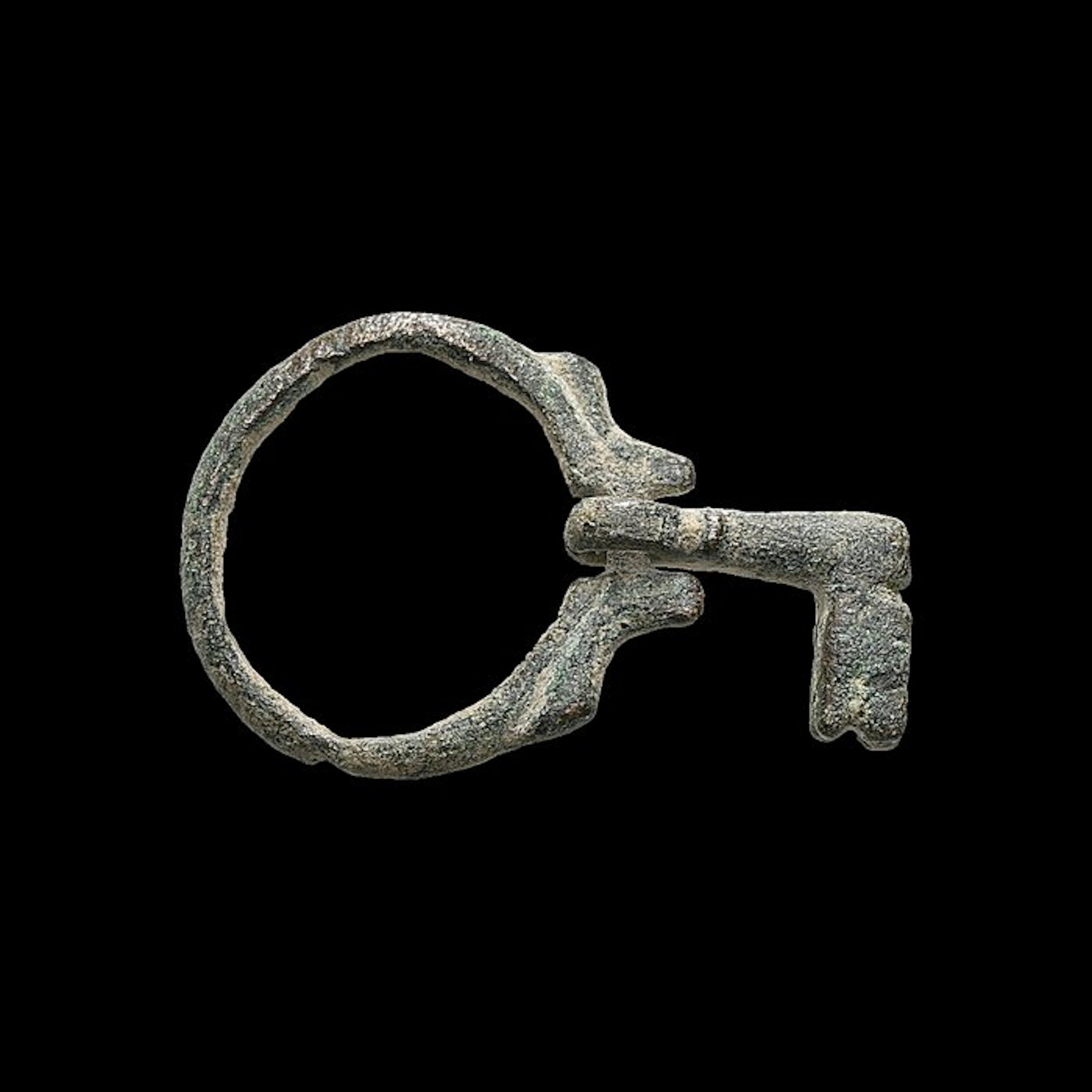Late Roman/Early Byzantine Bronze Folding Key - 35 mm (No reserve price)