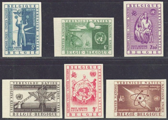 Belgium 1958 - United Nations, untagged with jersey number - OBP: LP 30/35
