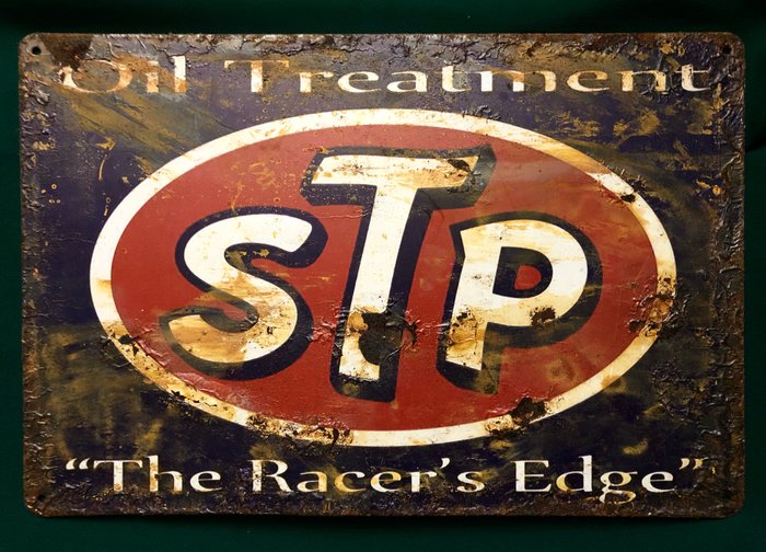 STP - Advertising sign - STP motor oil.’ An iconic STP additive | Barnebys