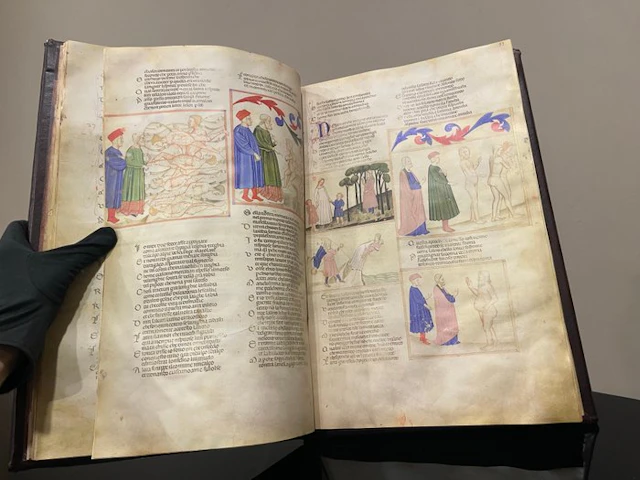 Dante Alighieri - Divina Commedia Benedettina (anno 1390)...
