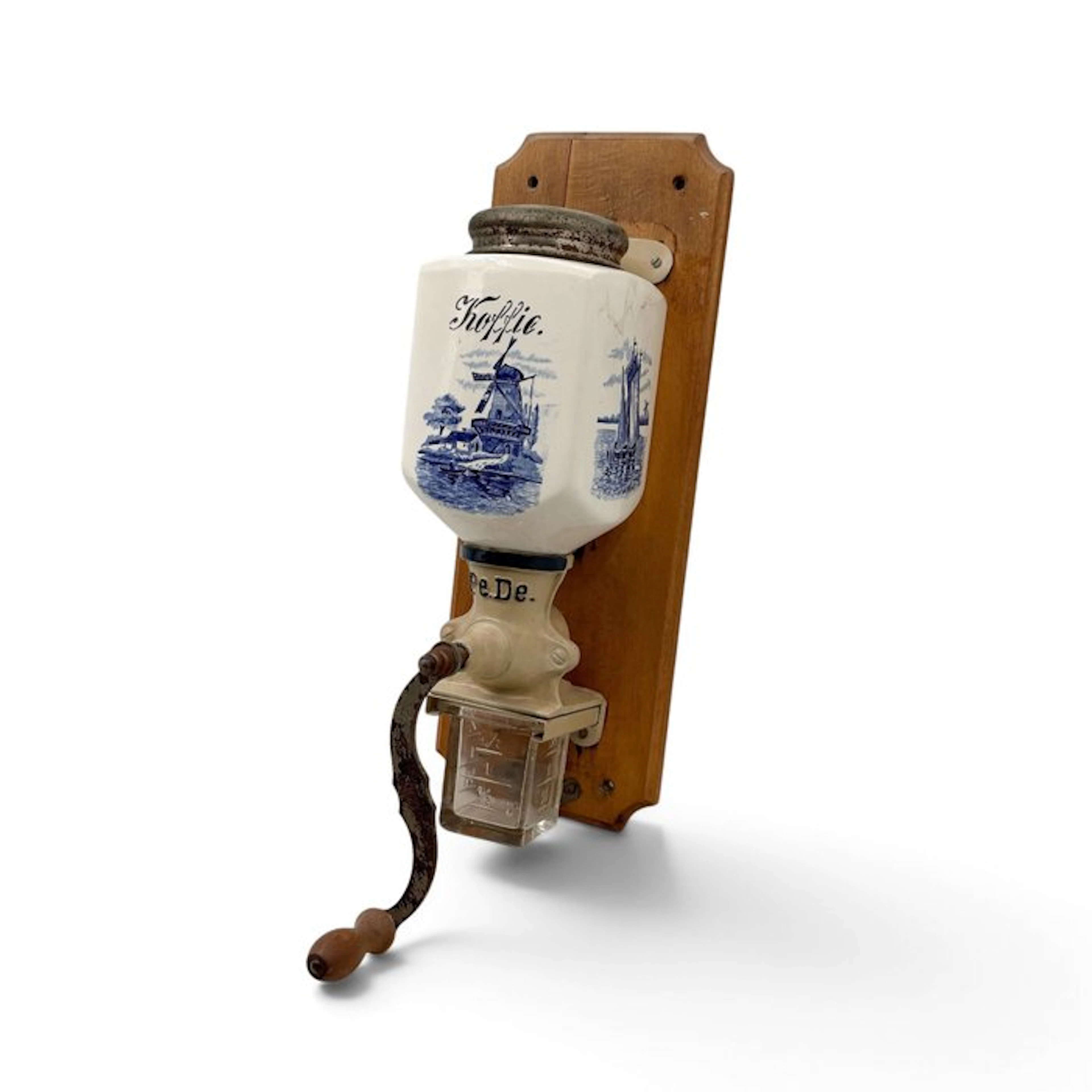 Pe-De - Coffee grinder - Wood, Metal, Glass, Earthenware - Wand coffee grinder
