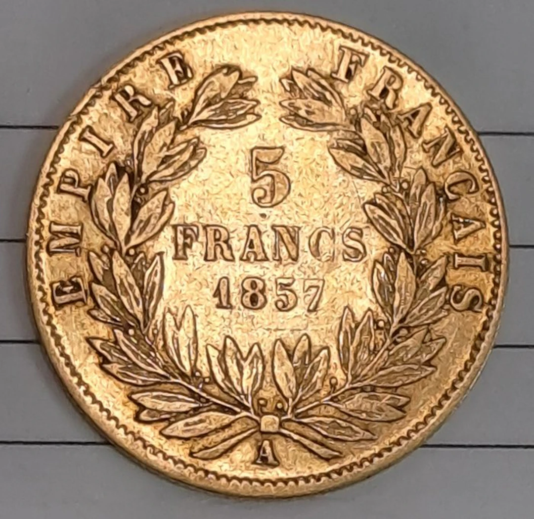 France. Napoléon III. 5 Francs 1857-A, Paris