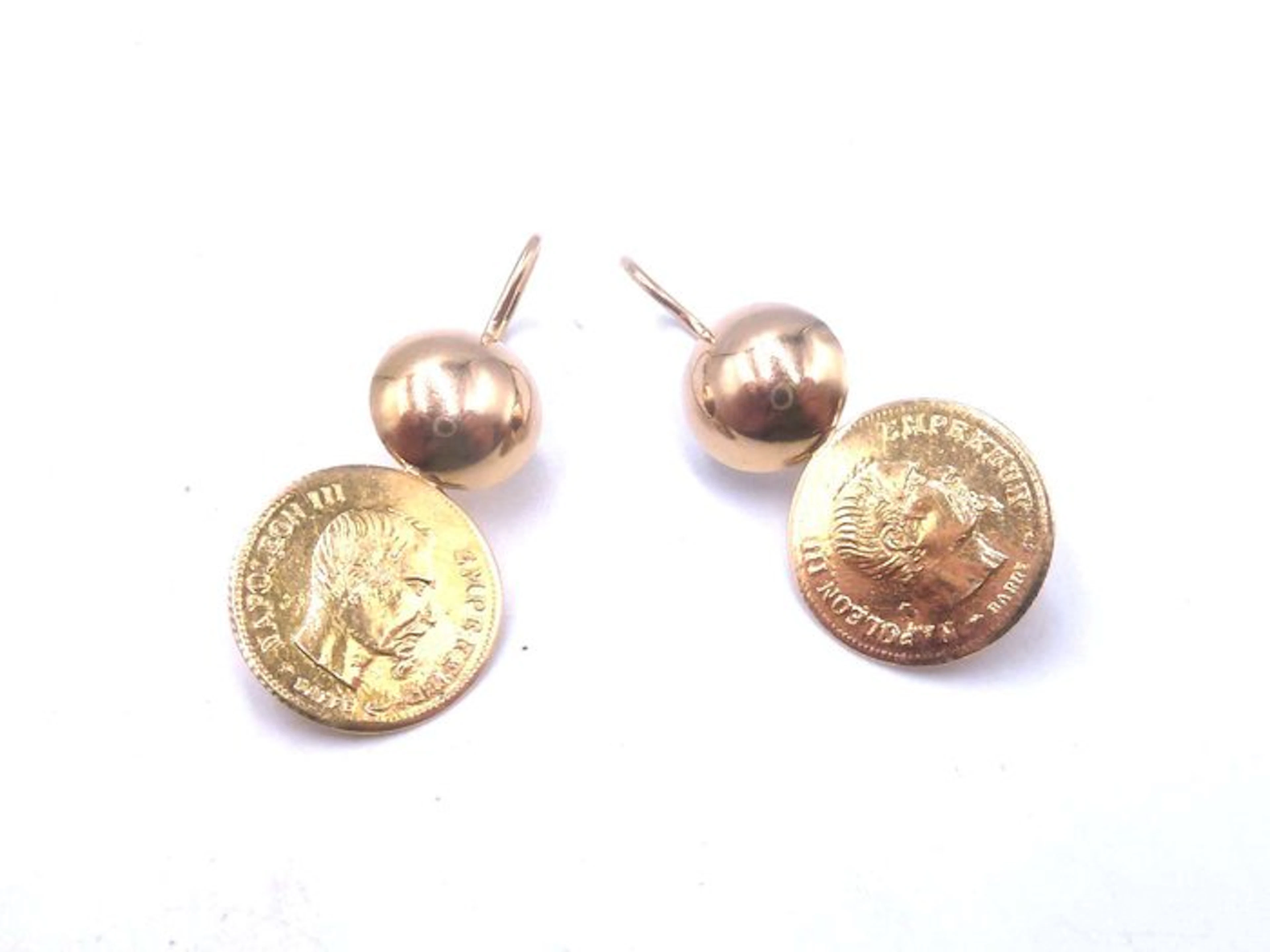 Earrings - 18 kt. Yellow gold