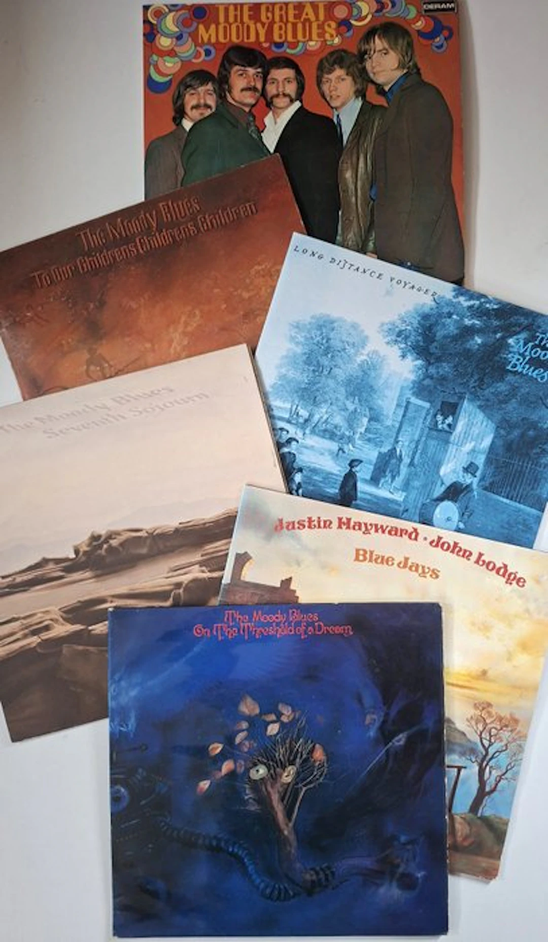 Moody Blues & Related - Collection of 9 beautiful albums...