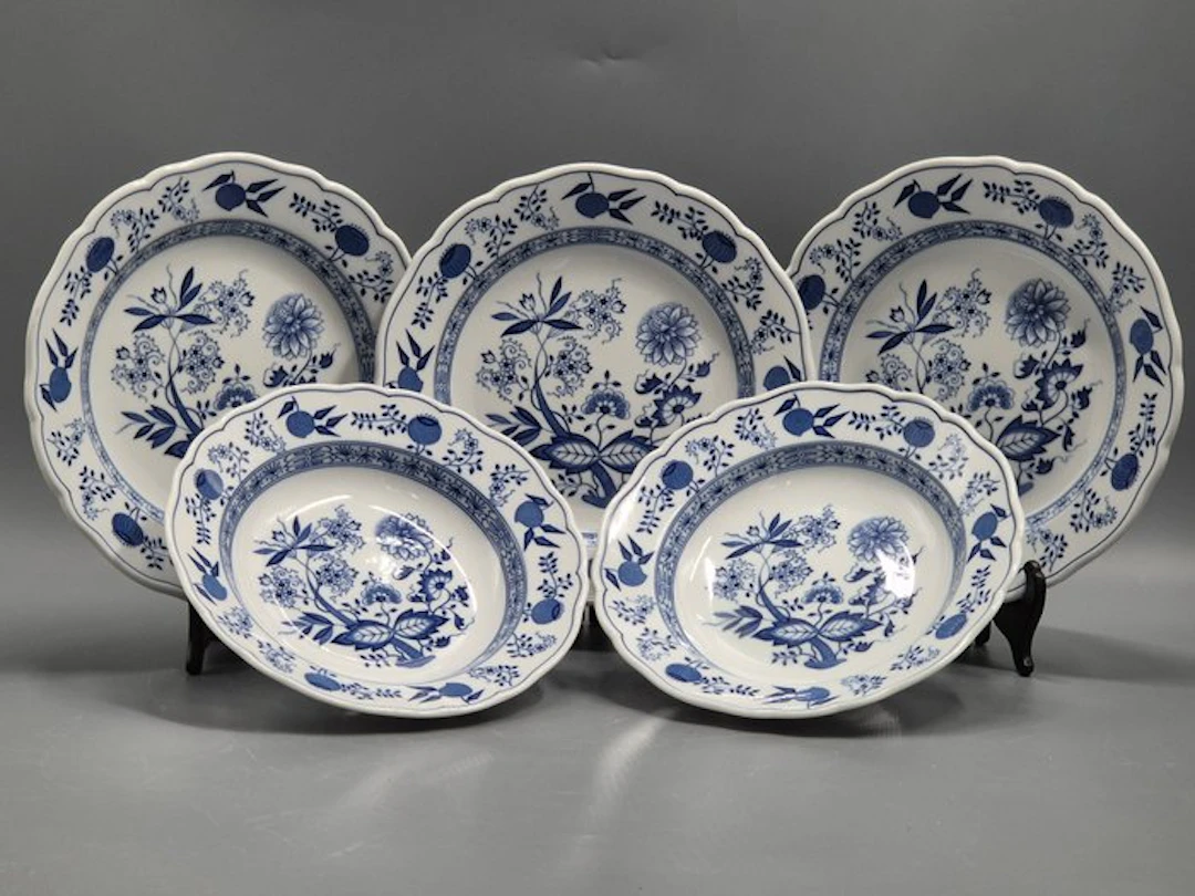Hutschenreuther Zwiebelmuster Teller Set - 5 Suppenteller...
