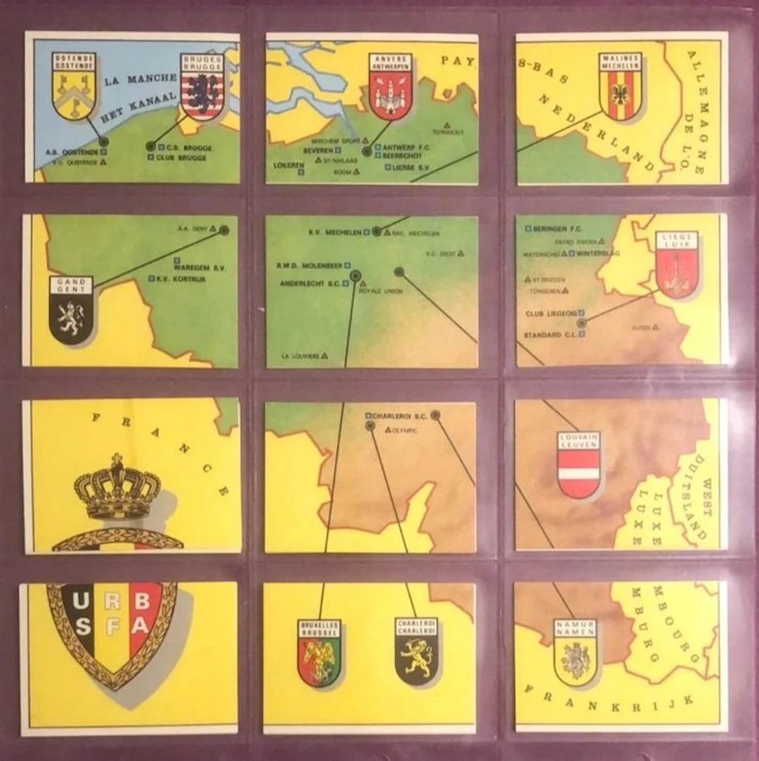 Panini Football Belgium 77 - (476/476) Complete loose sticker Set - Mint (M)