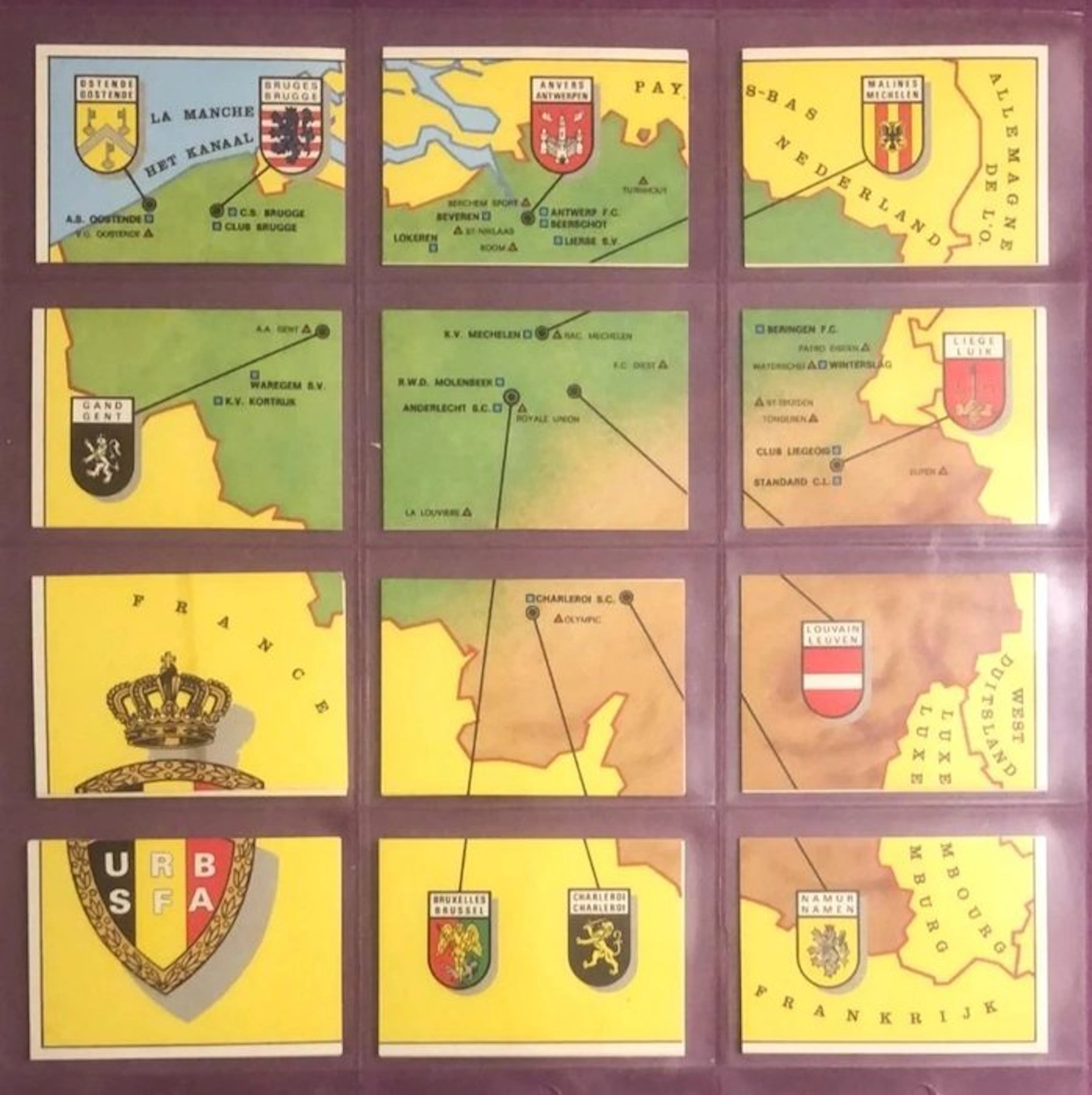 Panini Football Belgium 77 - (476/476) Complete loose sticker Set - Mint (M)