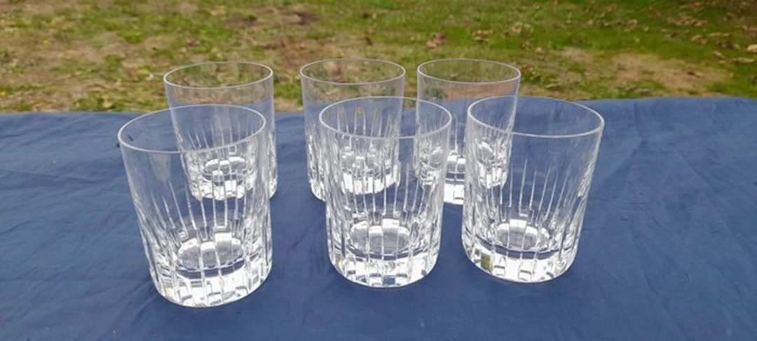 Baccarat - Whisky glass (6) - Rotary - Crystal
