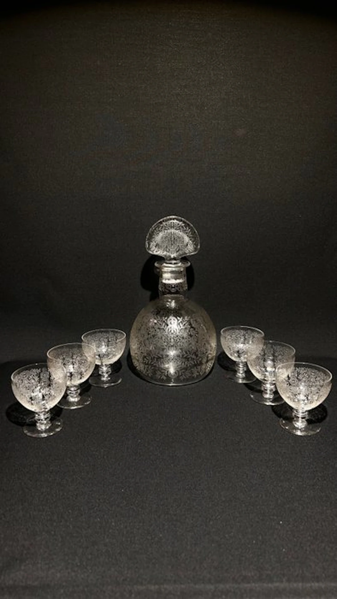 Baccarat - Liquor set (7) - Michelangelo - Crystal