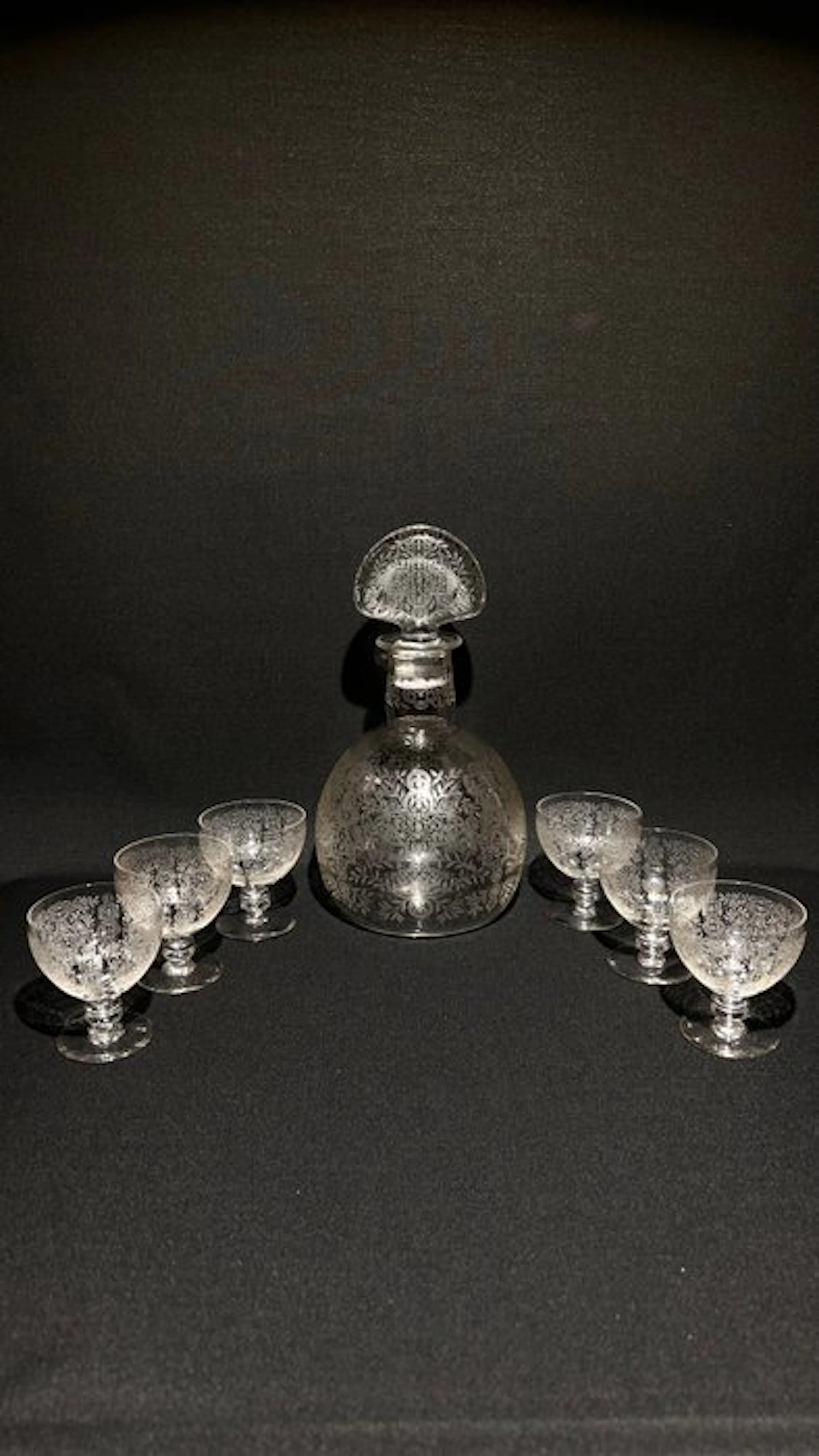Baccarat - Liquor set (7) - Michelangelo - Crystal