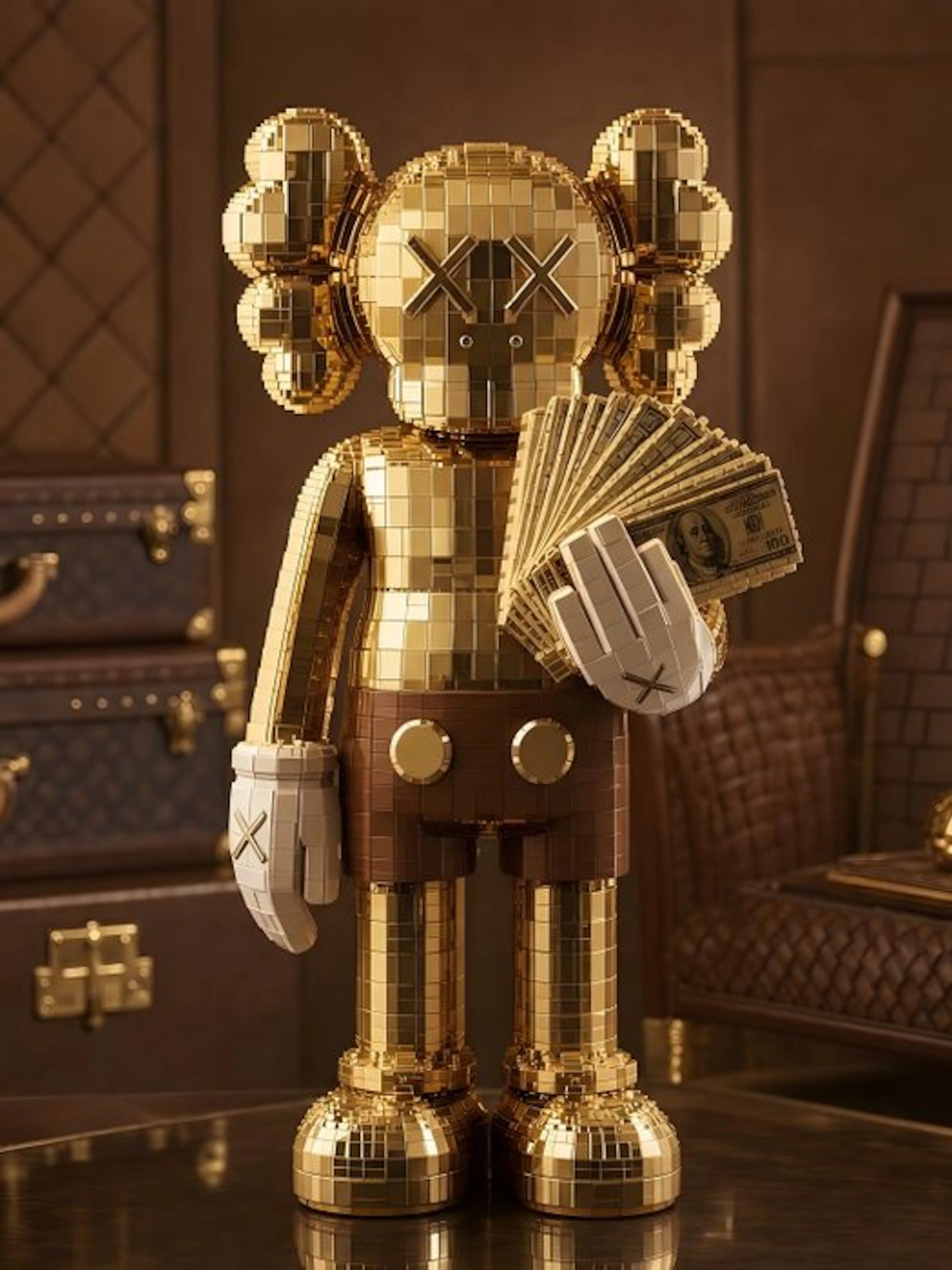 daveY - KAWS x LEGO x LUXURY - "GOLDEN COMPANION"