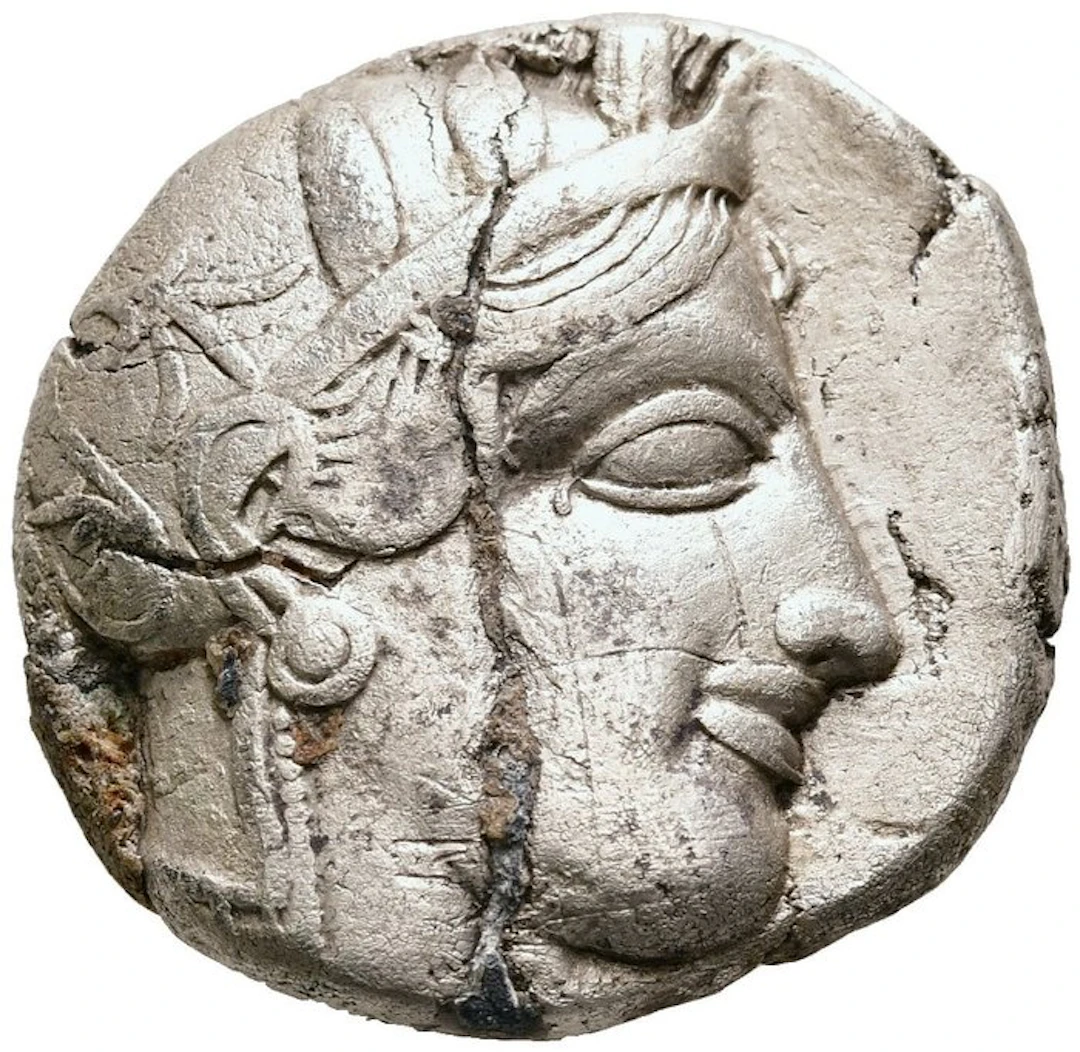 Attica, Athens Tetradrachm 454-404 B.C. - Athena und AΘE Eule