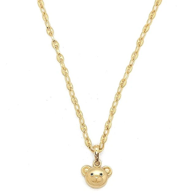 Other brand - Necklace with pendant - 18 kt. Yellow gold Sapphire