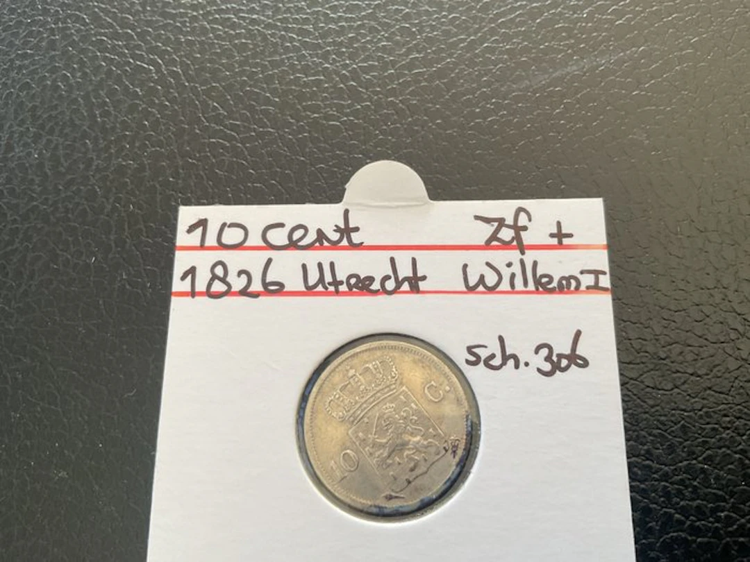 Netherlands. Willem I. 10 Cents 1826 Utrecht (No reserve price)