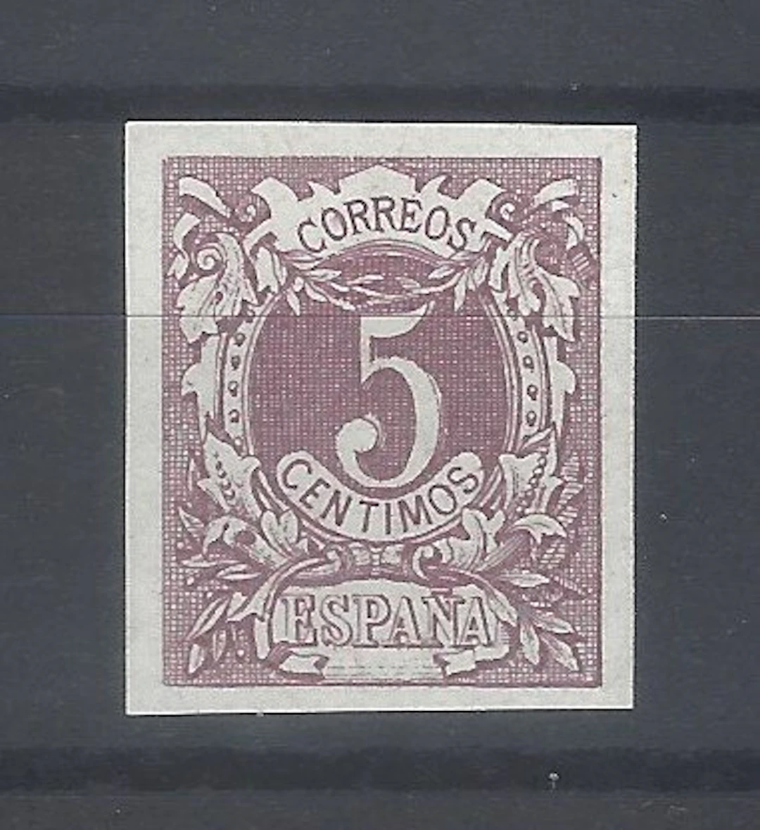 Spain 1873 - Test figures in light lilac color - Gálvez 852