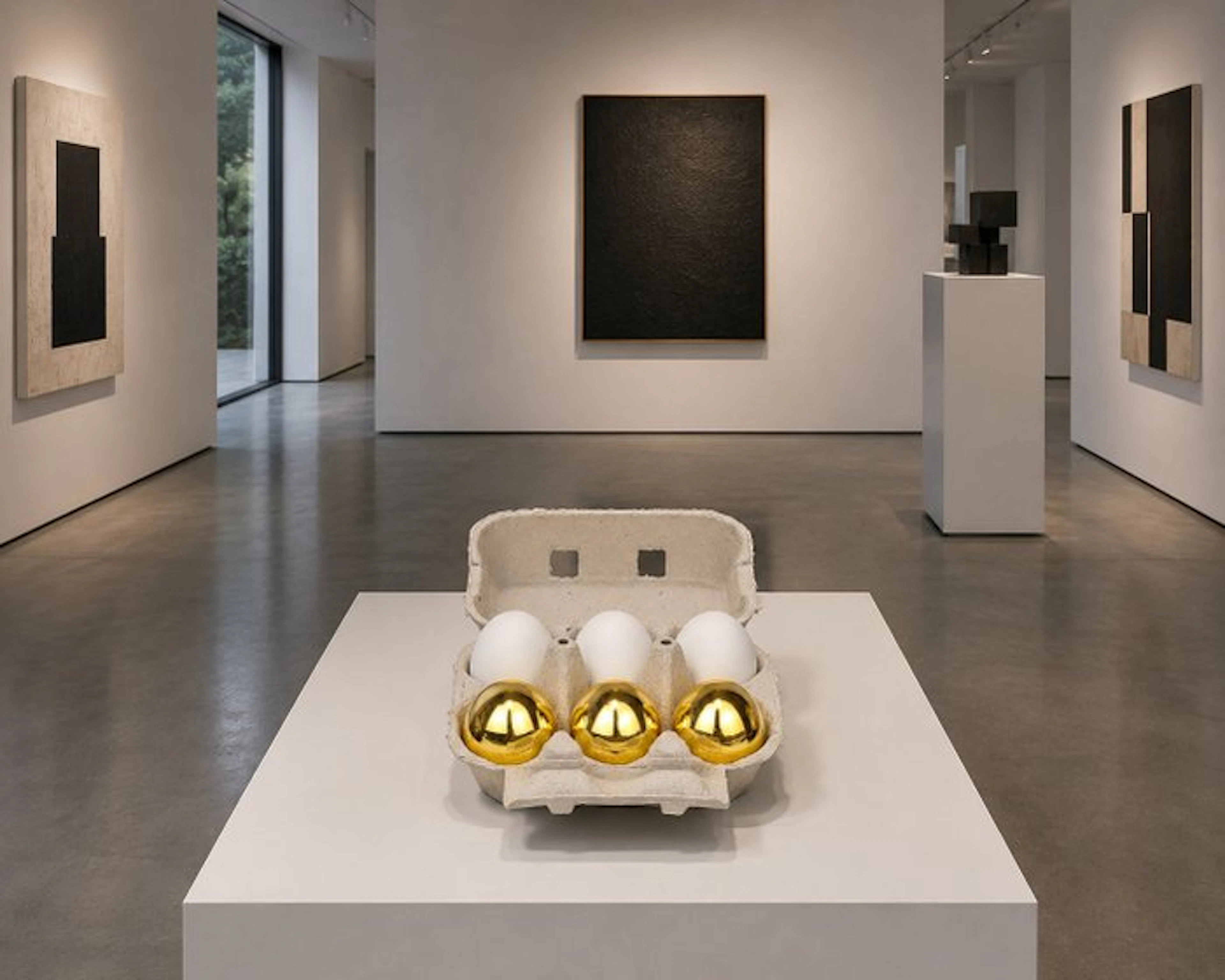 Santicri (1992) - Sculpture, Eggs Pop - 20 cm - Resin - 2020