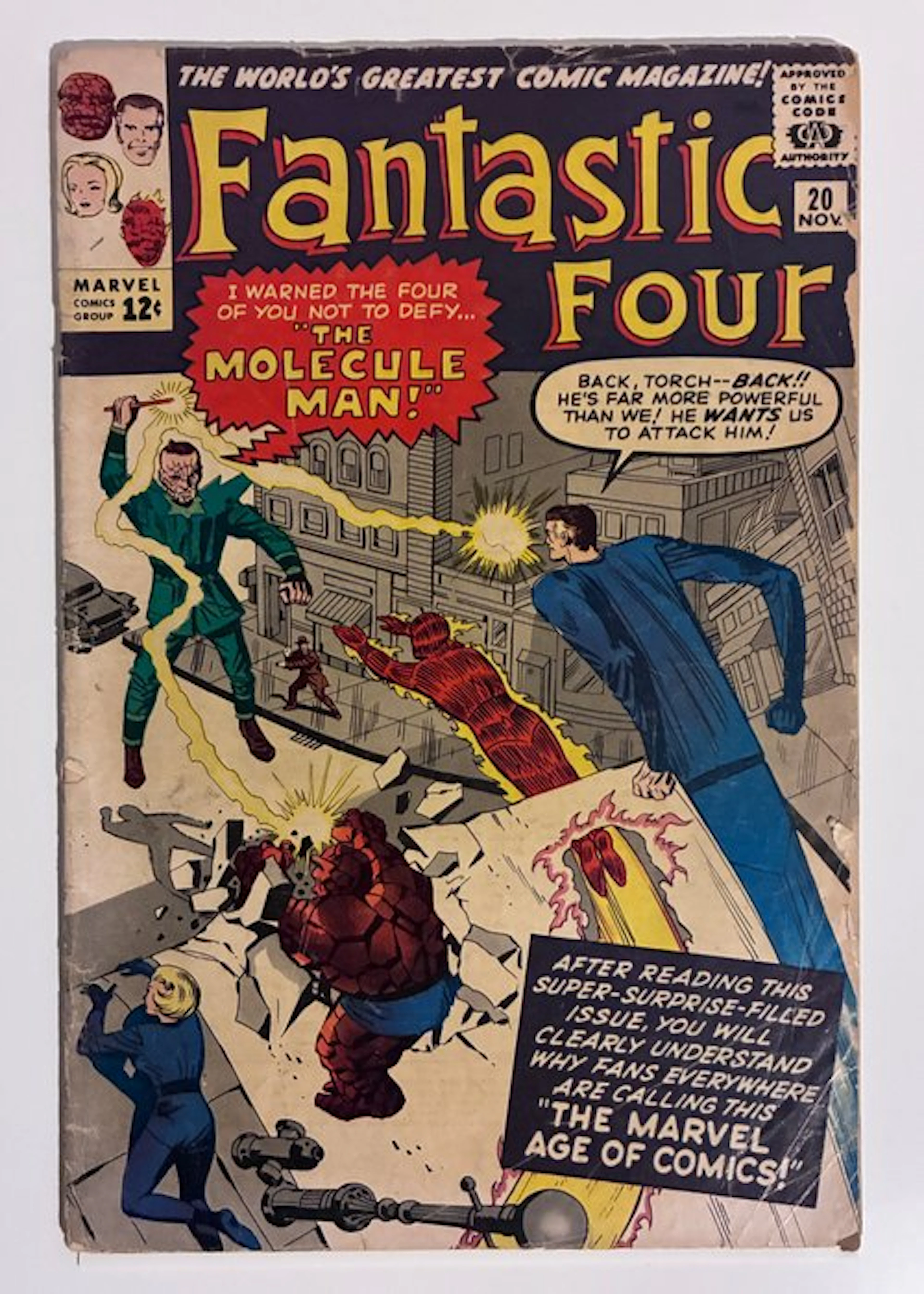 The Fantastic Four #20 - 1st app & origin of Molecule Man...