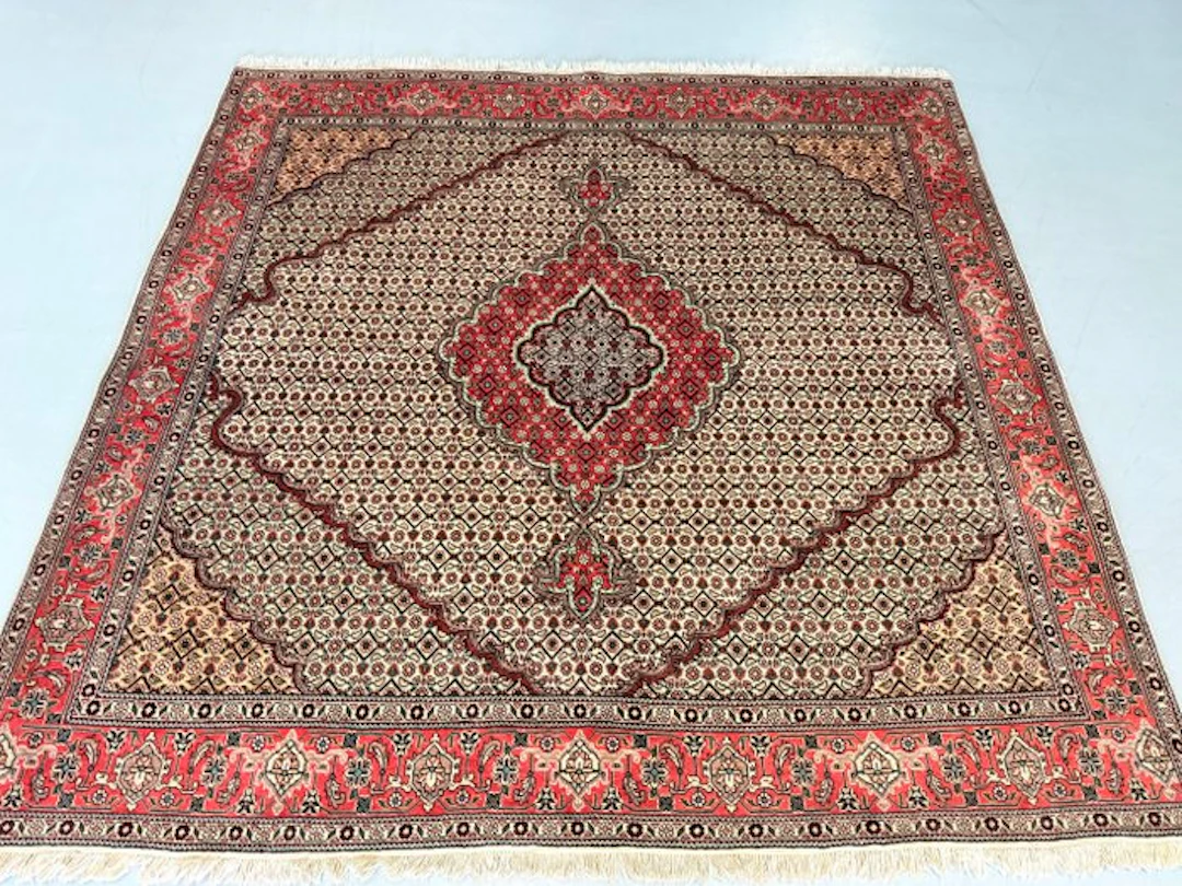 Tabriz Mahi - Rug - 202 cm - 198 cm