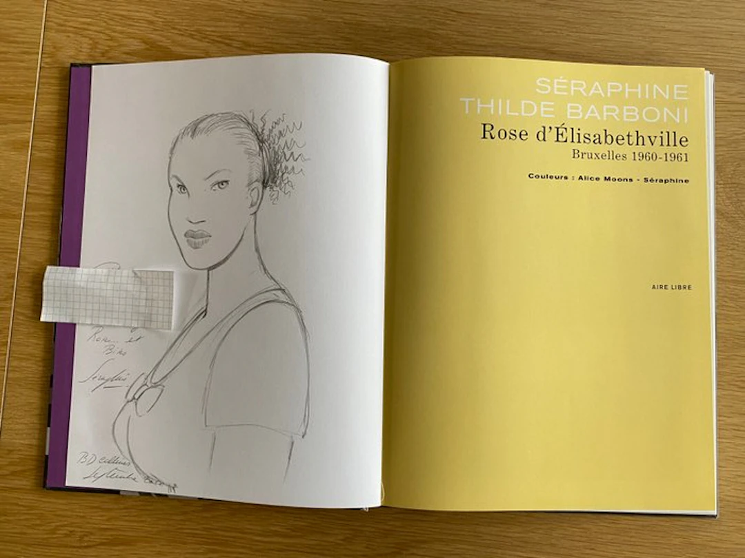 Rose d'Elisabethville + dédicace - C - 1 Album - First edition - 2010