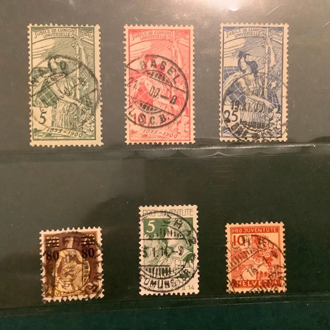 Switzerland 1900/1915 - Selection of better stamps - Michel 71/73
