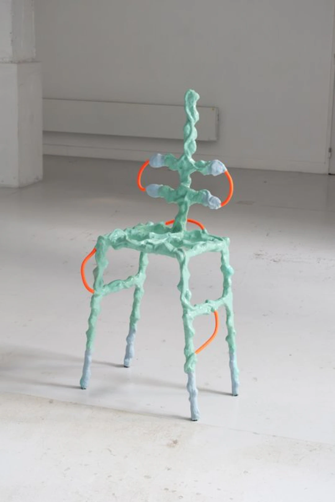 Vincent Decat - Chair - Steel, Plaster, Textile