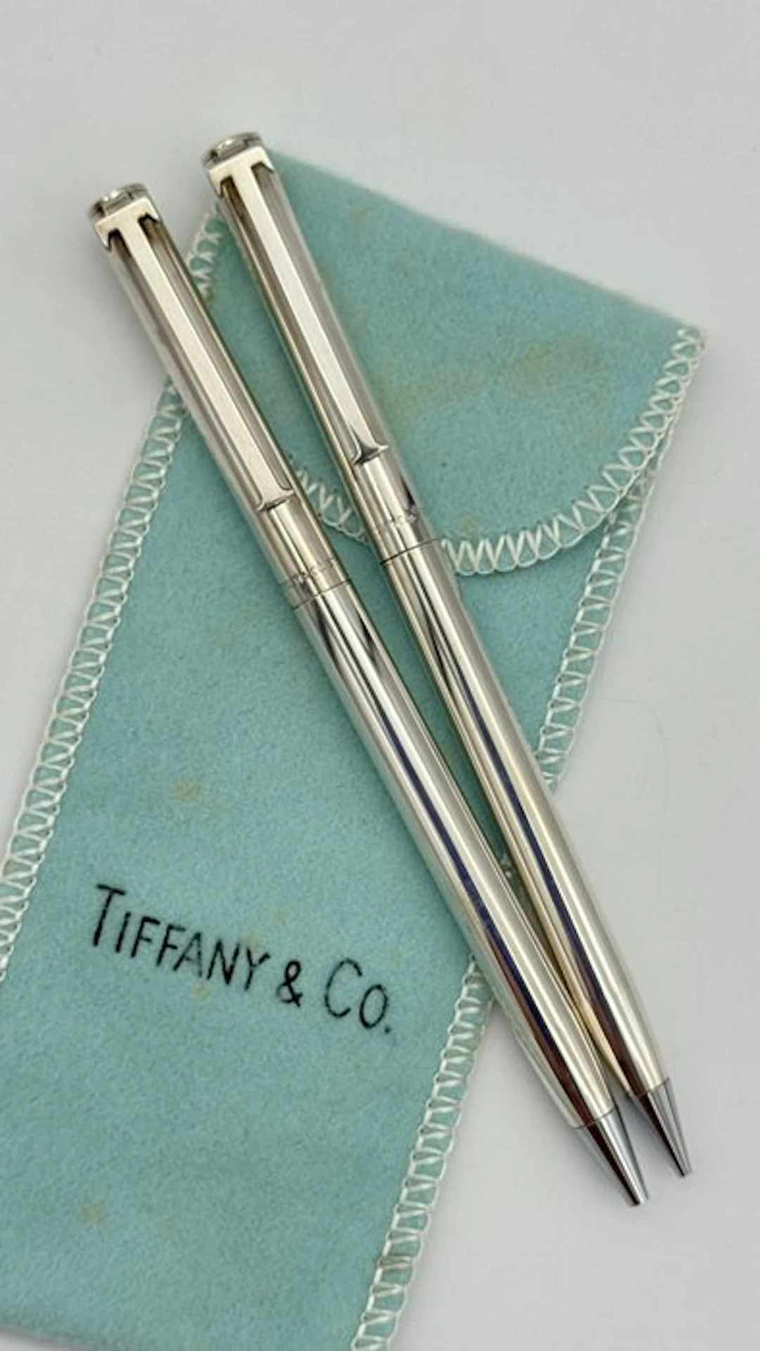 Tiffany & Co - Clip T Sterling Ballpoint Pen & Mechanical...