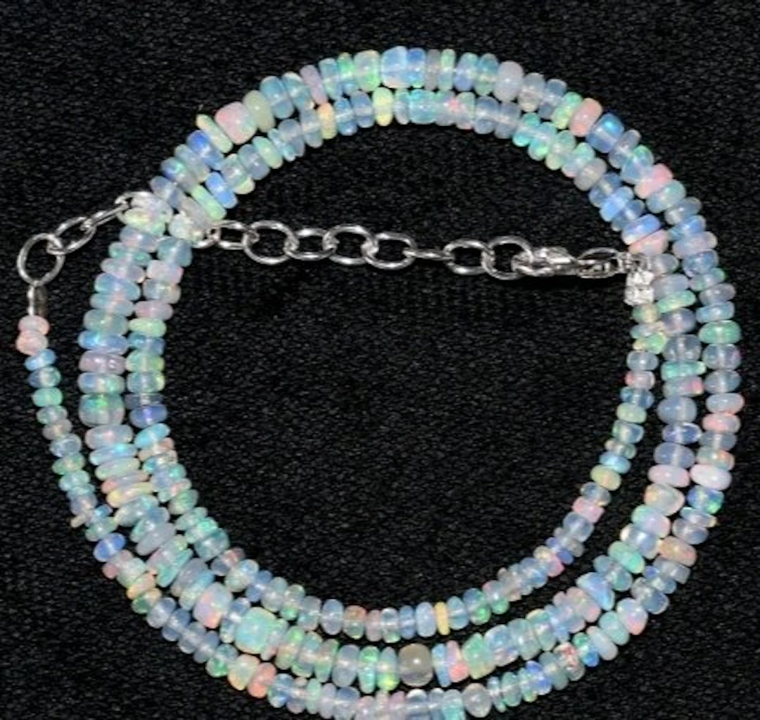Opal AAA Natural Mineral Necklace 34 Carats- 9 g - (1)