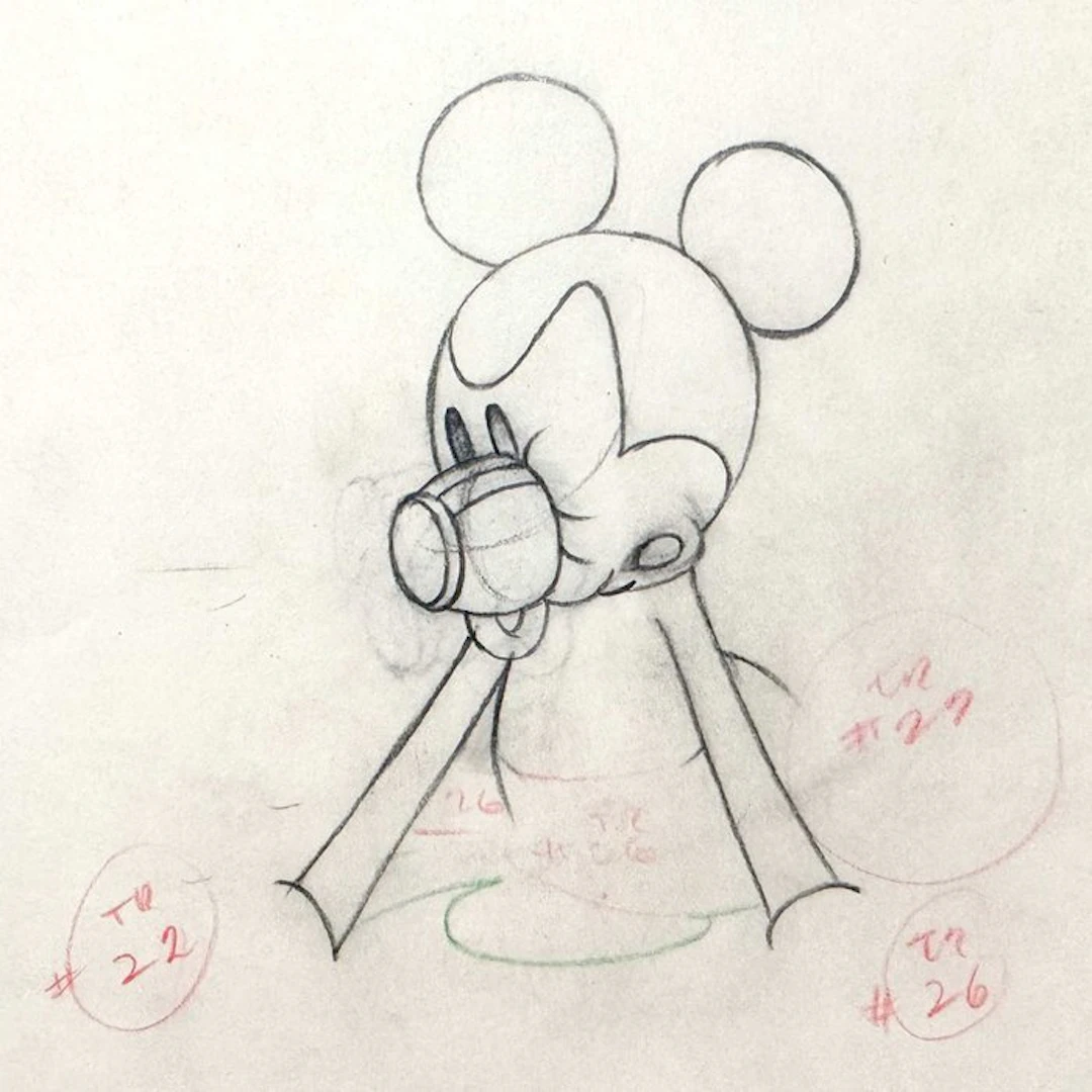 "Mickey's Rival" (1936) : Mickey Mouse Original Animation...