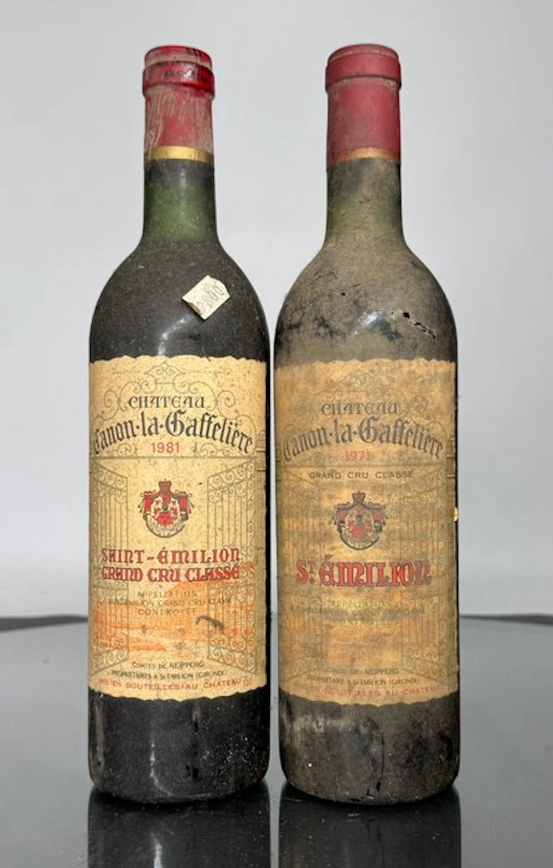 1971 & 1981 Chateau Canon-La-Gaffelière - Saint-Émilion...
