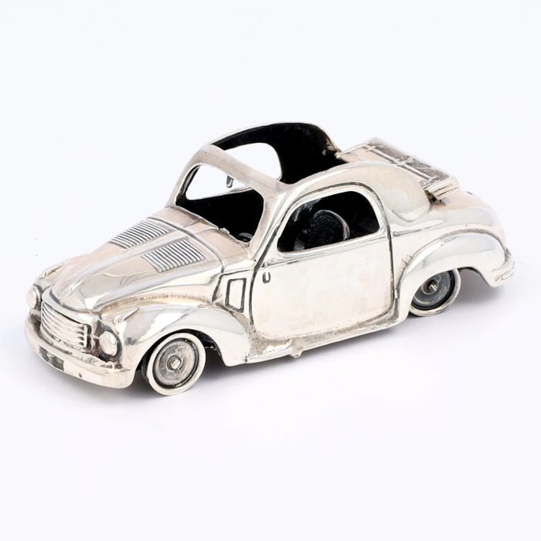 Fiat Topolino 1949-1955 - Figurine - .925 silver
