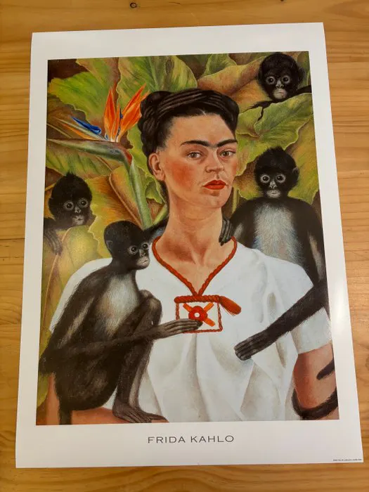 Frida Kahlo - Autorretrato con monos / 1943 | Barnebys